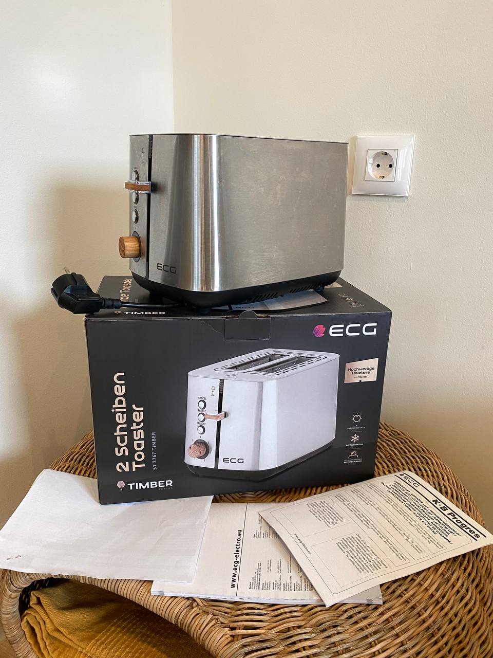 Toaster ECG ST 2767 Timber photo 2