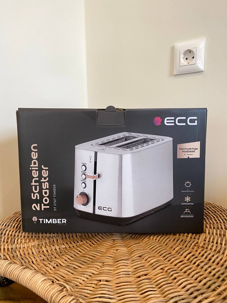 Toaster ECG ST 2767 Timber photo 3