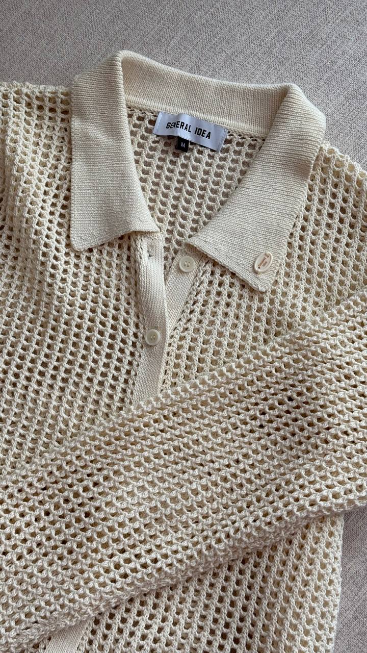 Strap Flower Blouse and Cotton Net Cardigan photo 10