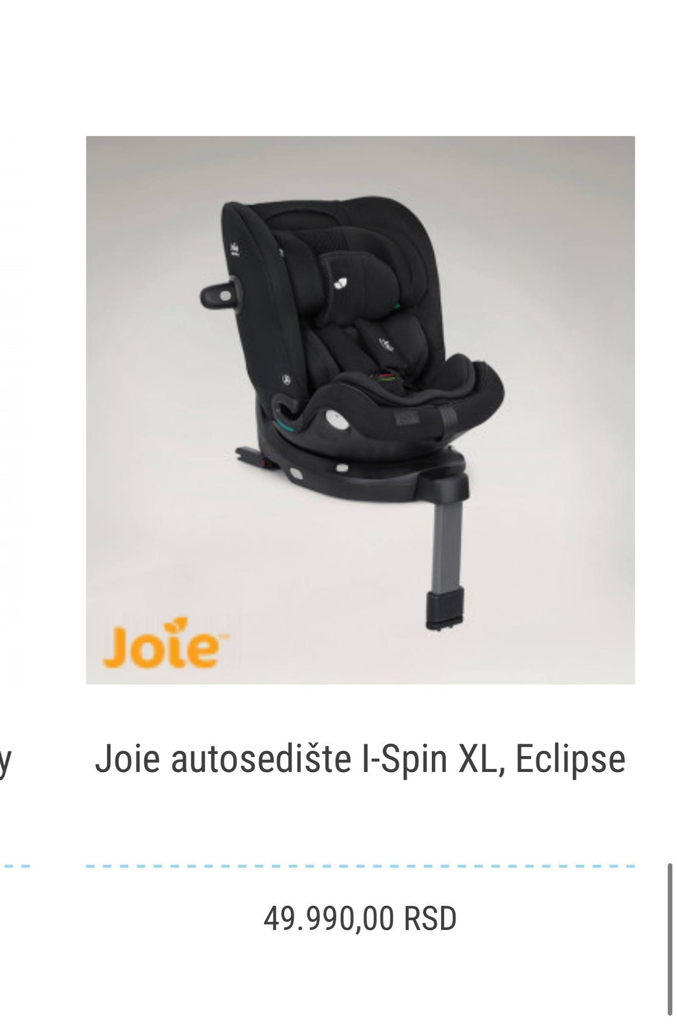 Joje i-Spin 360 auto sedište