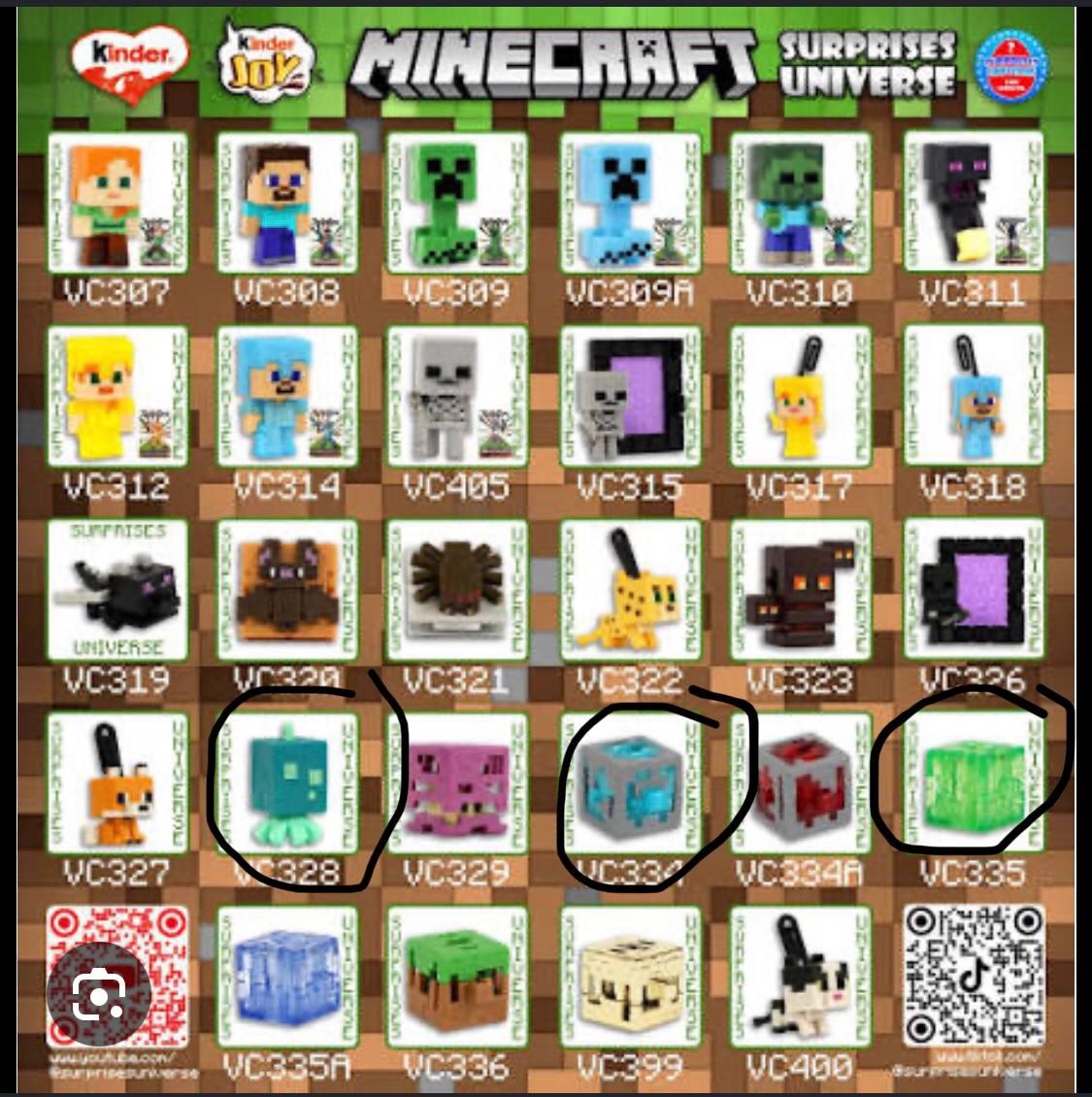 Minecraft Kinder Joy figure photo 2