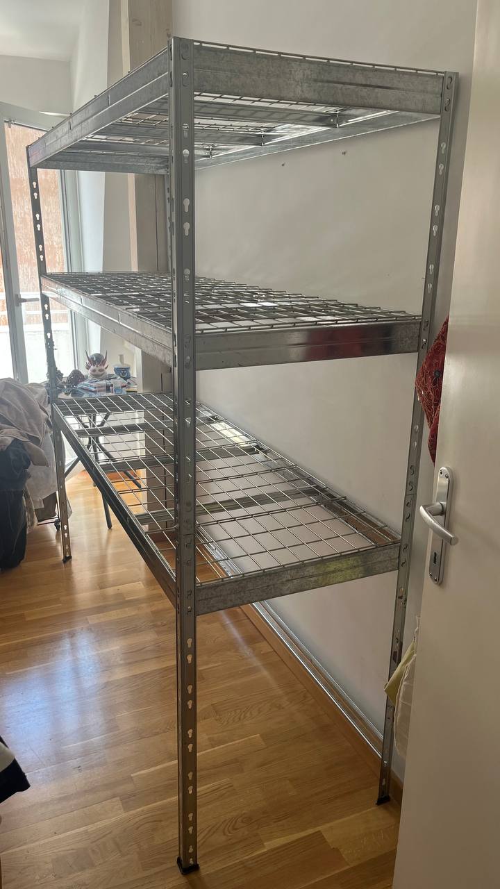 metal shelf