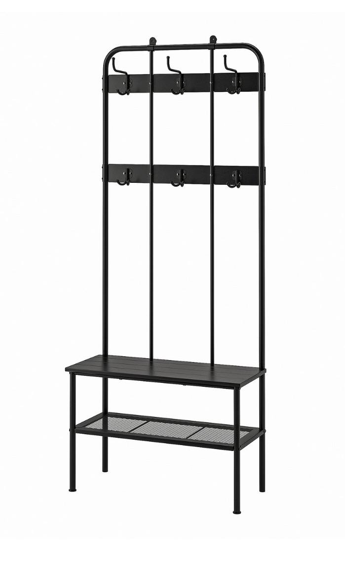 Šank za obuću sa klinovima za odjeću (NIPÅSEN Ikea)
