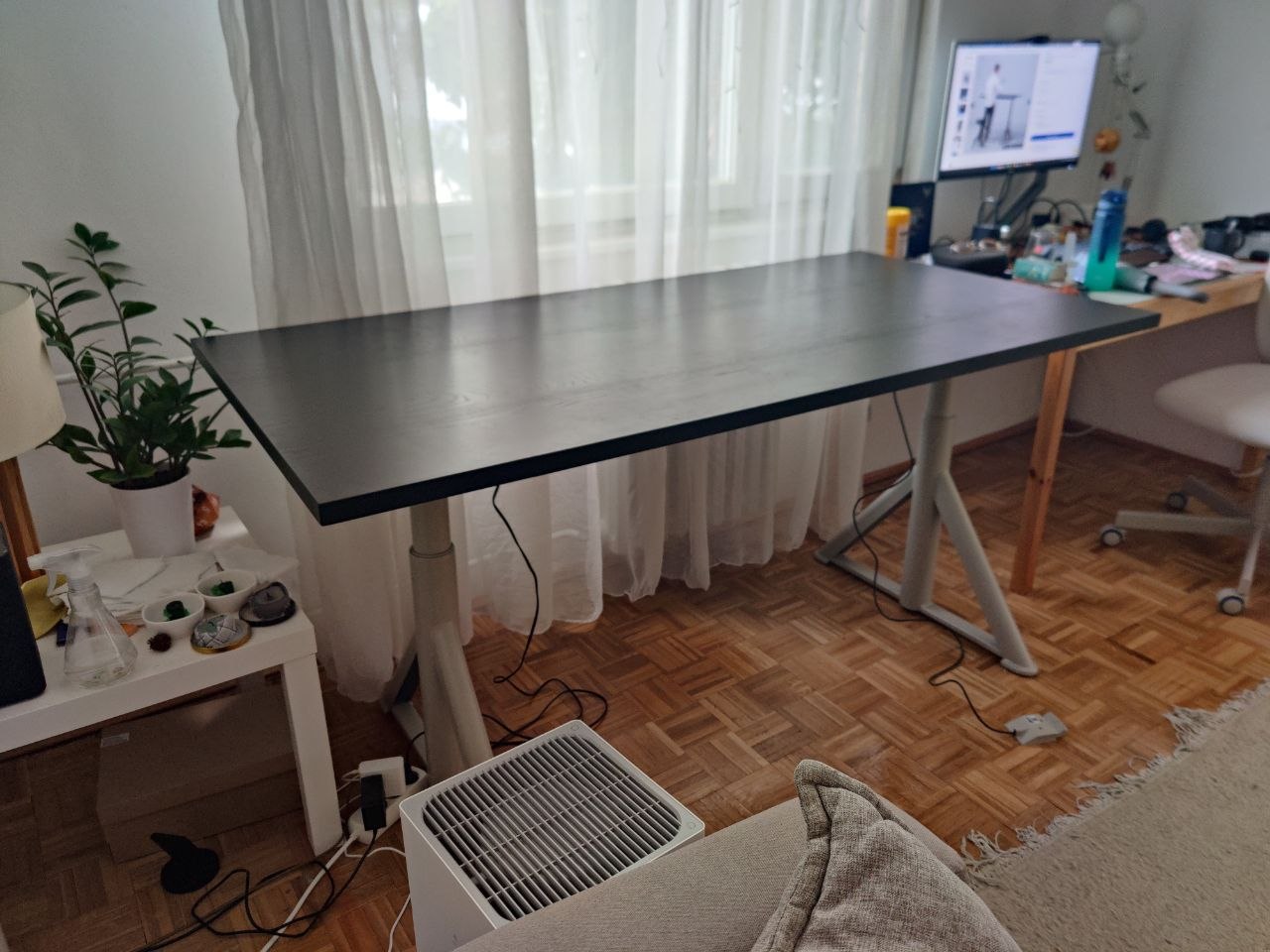 стол са електричним подиглицом IKEA ИДАСЕН photo 2