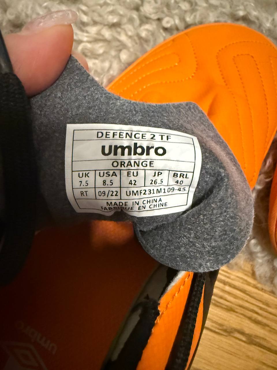 Мушка sportske fudbalske cevape Umbro photo 4