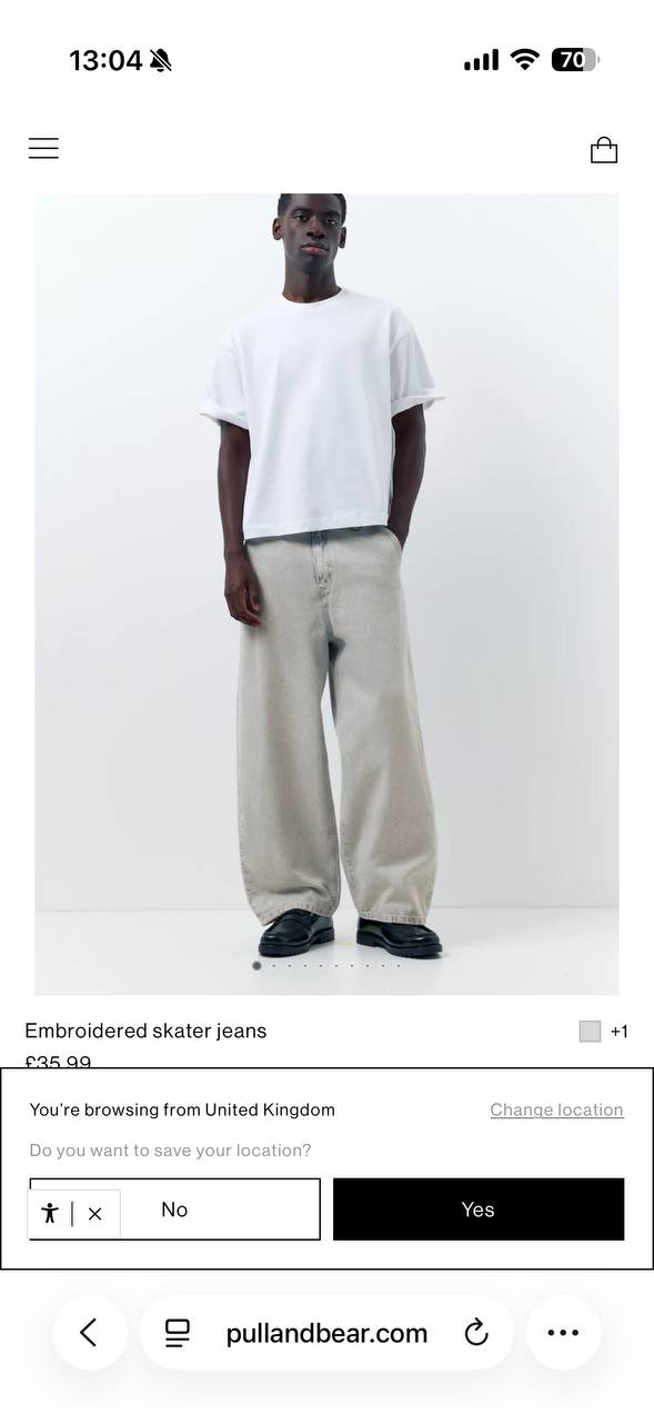 Джинсы Pull&Bear Skater fit photo 2