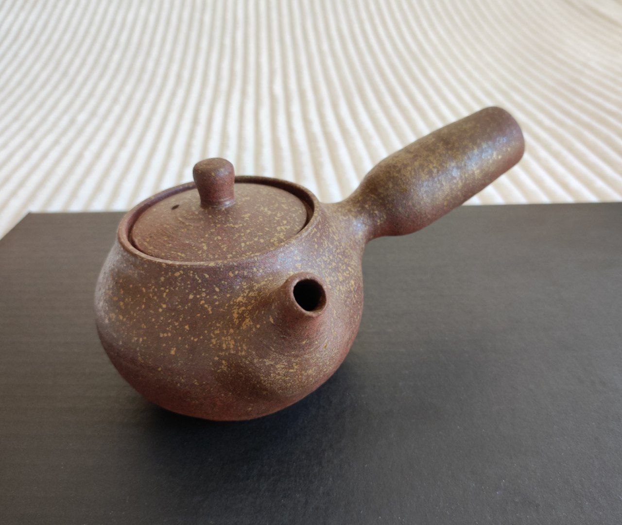 Terracotta teapot