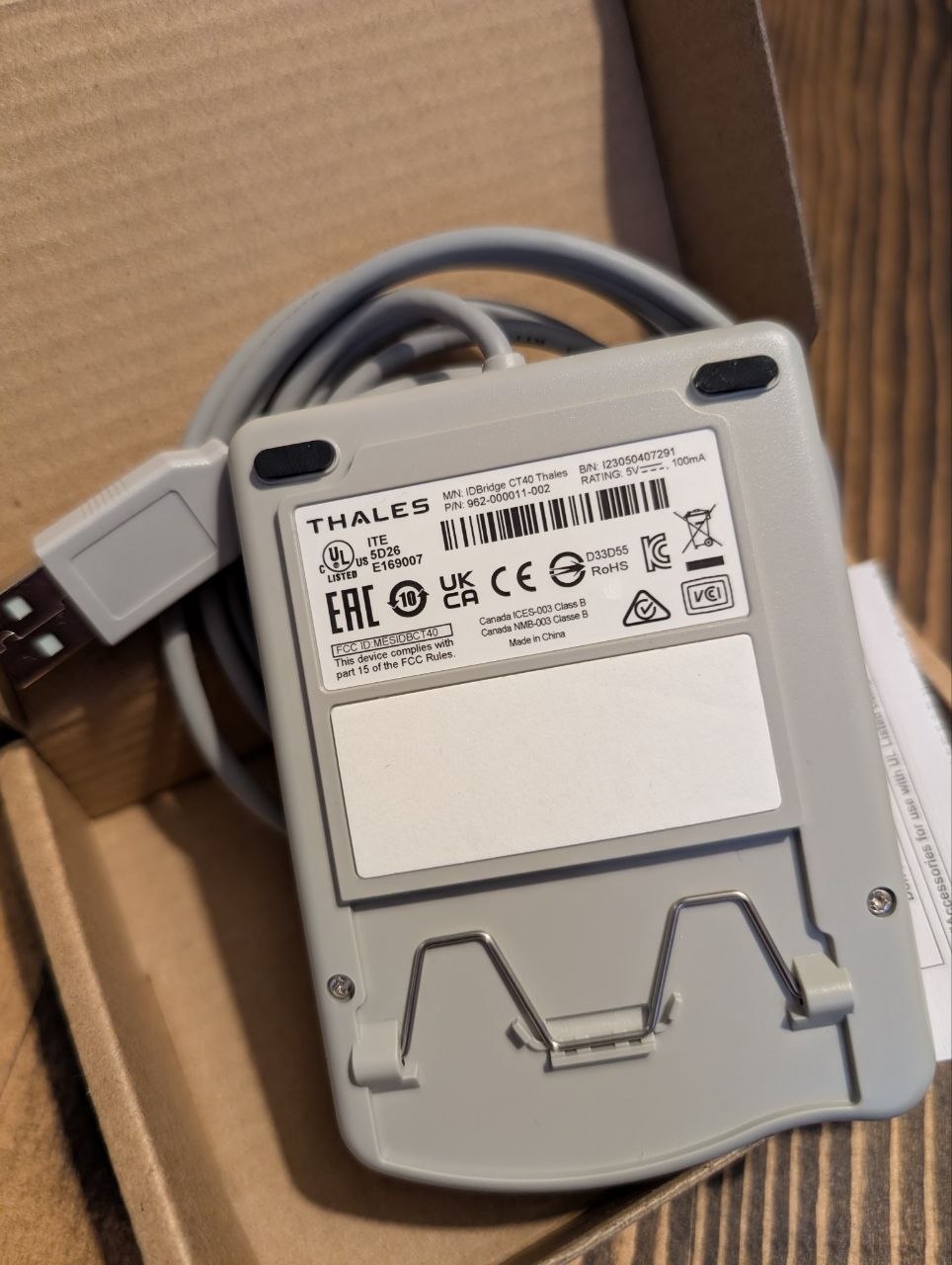 smart card reader Thales CT-40 photo 2
