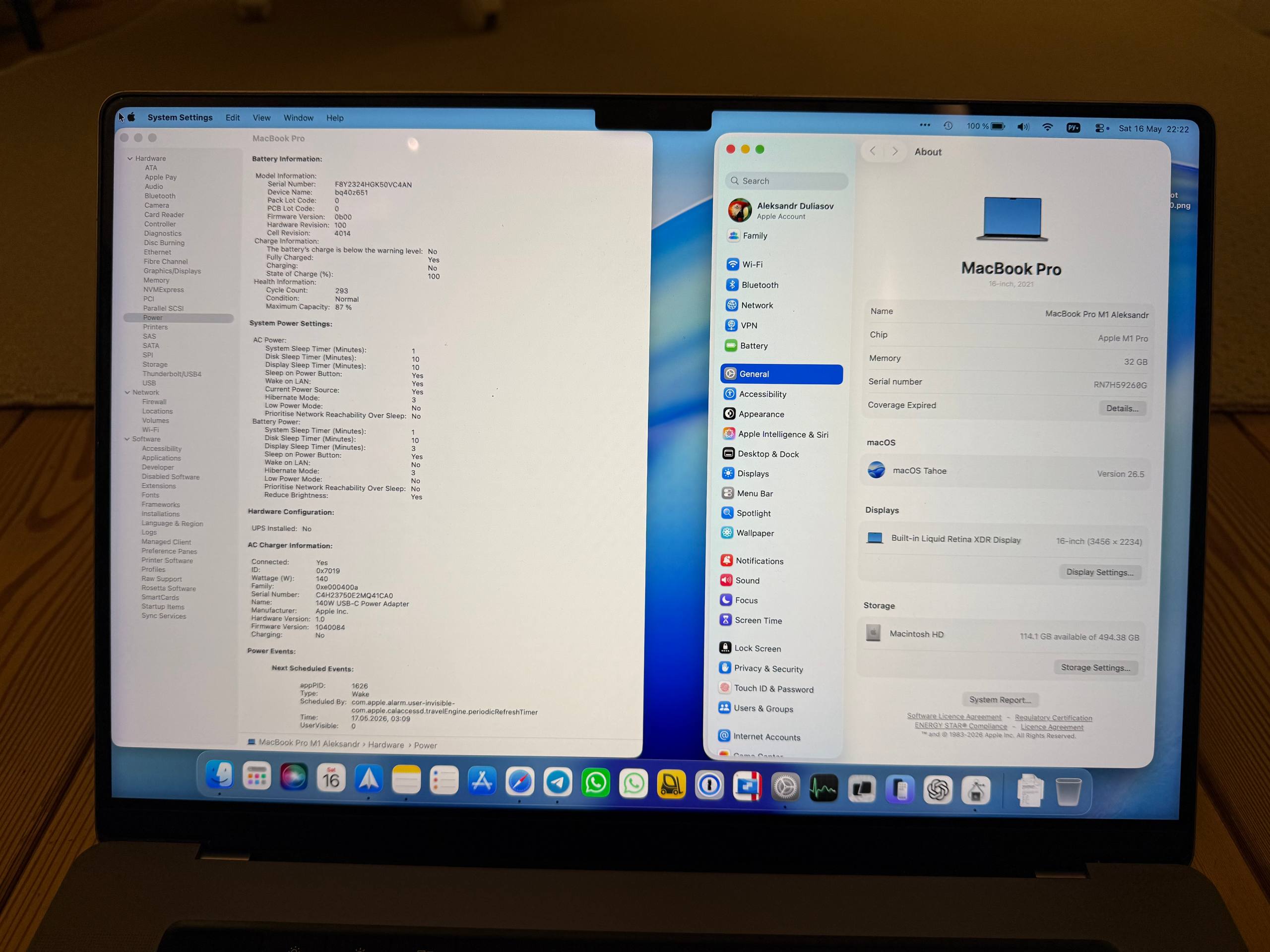MacBook Pro 16 M1 Pro 32/512 photo 2