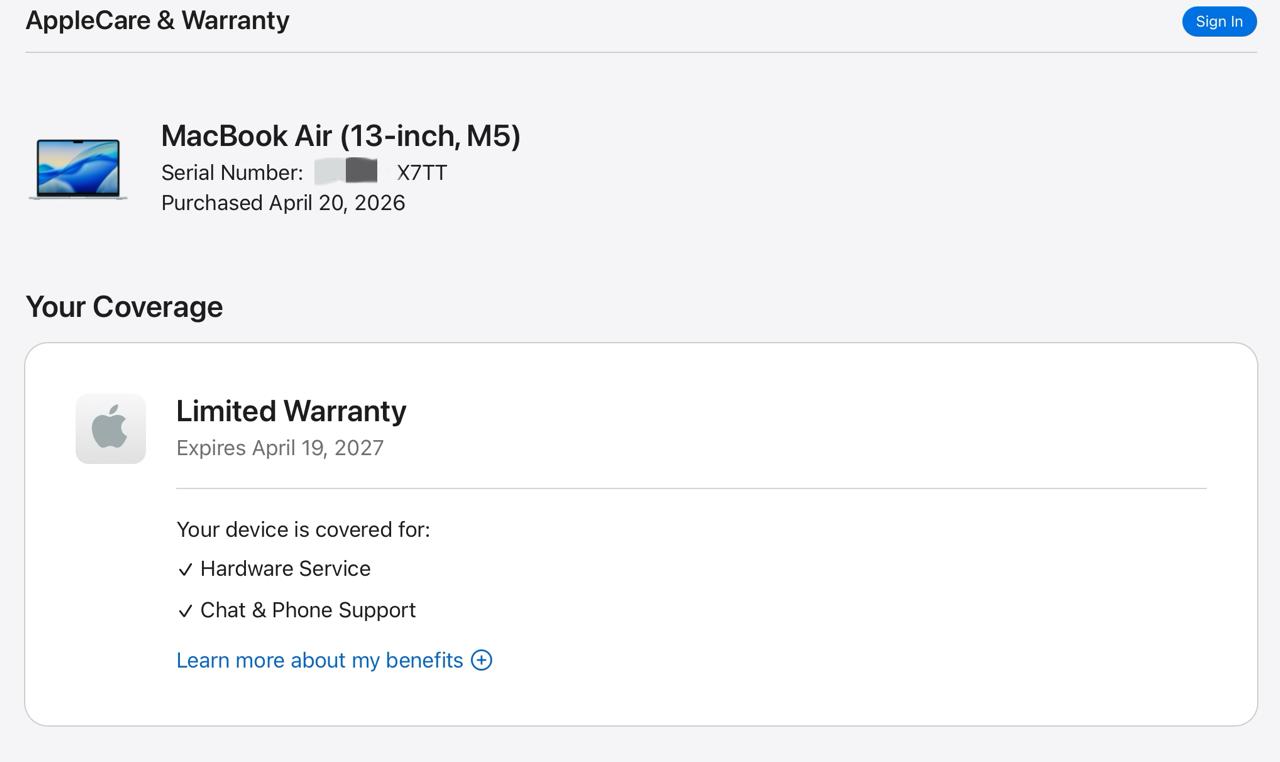 MacBook Air 2026 M5 13”, photo 7