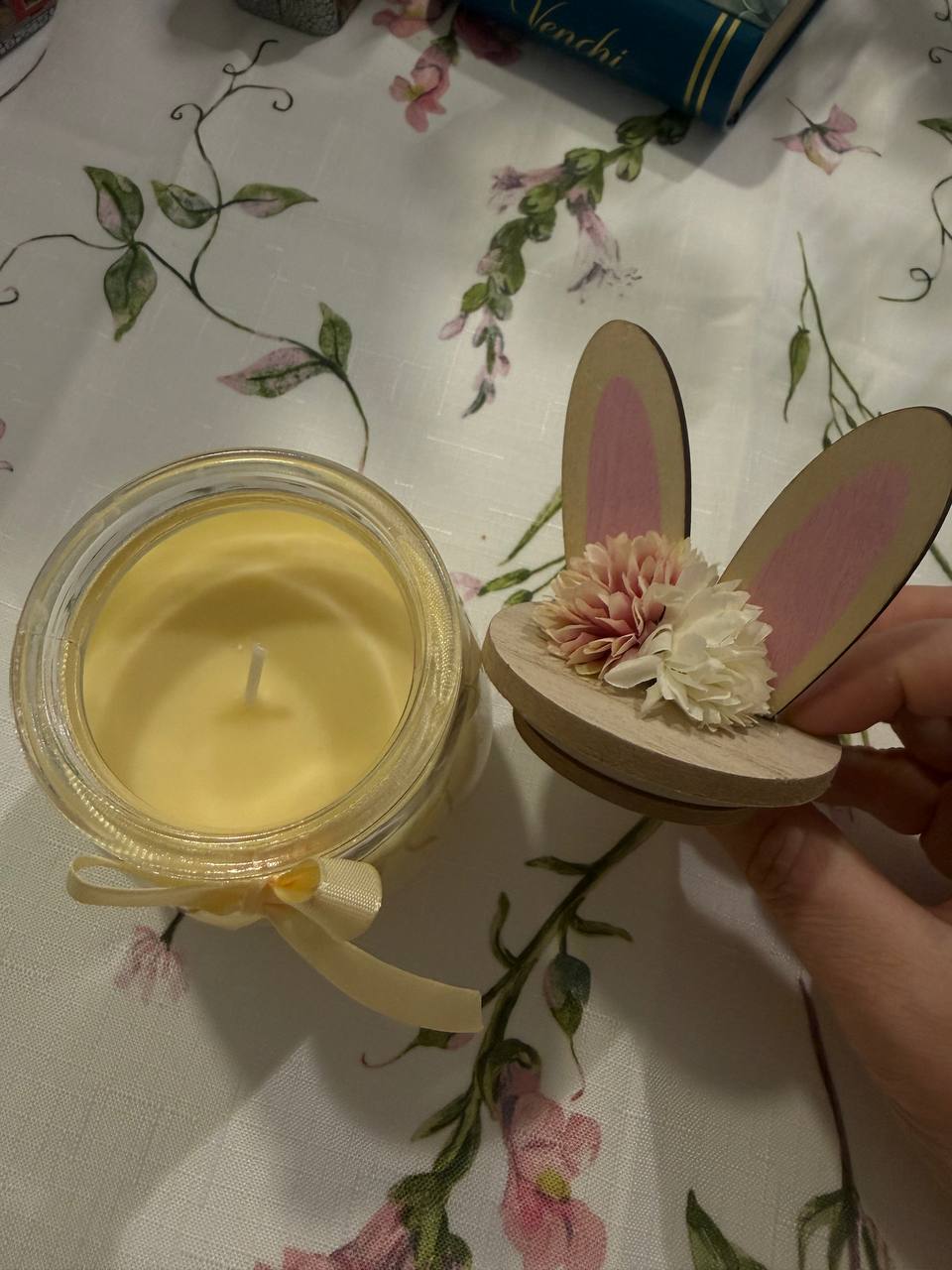 Rabbit candle photo 2
