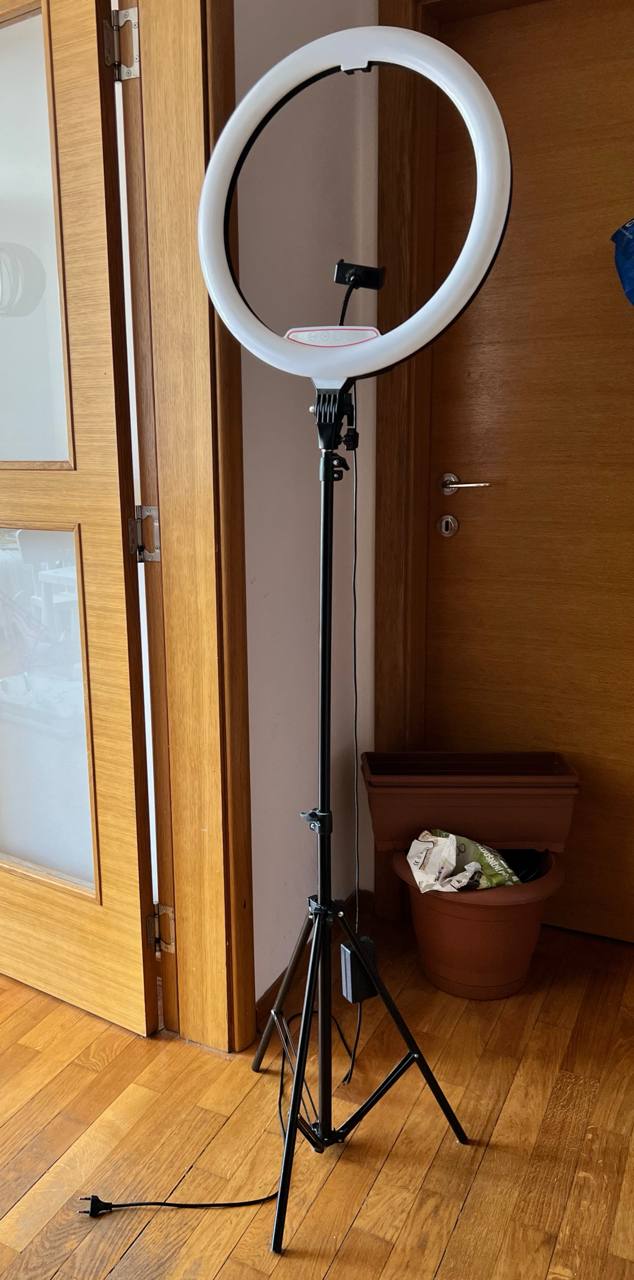 Large ring lamp photo 3