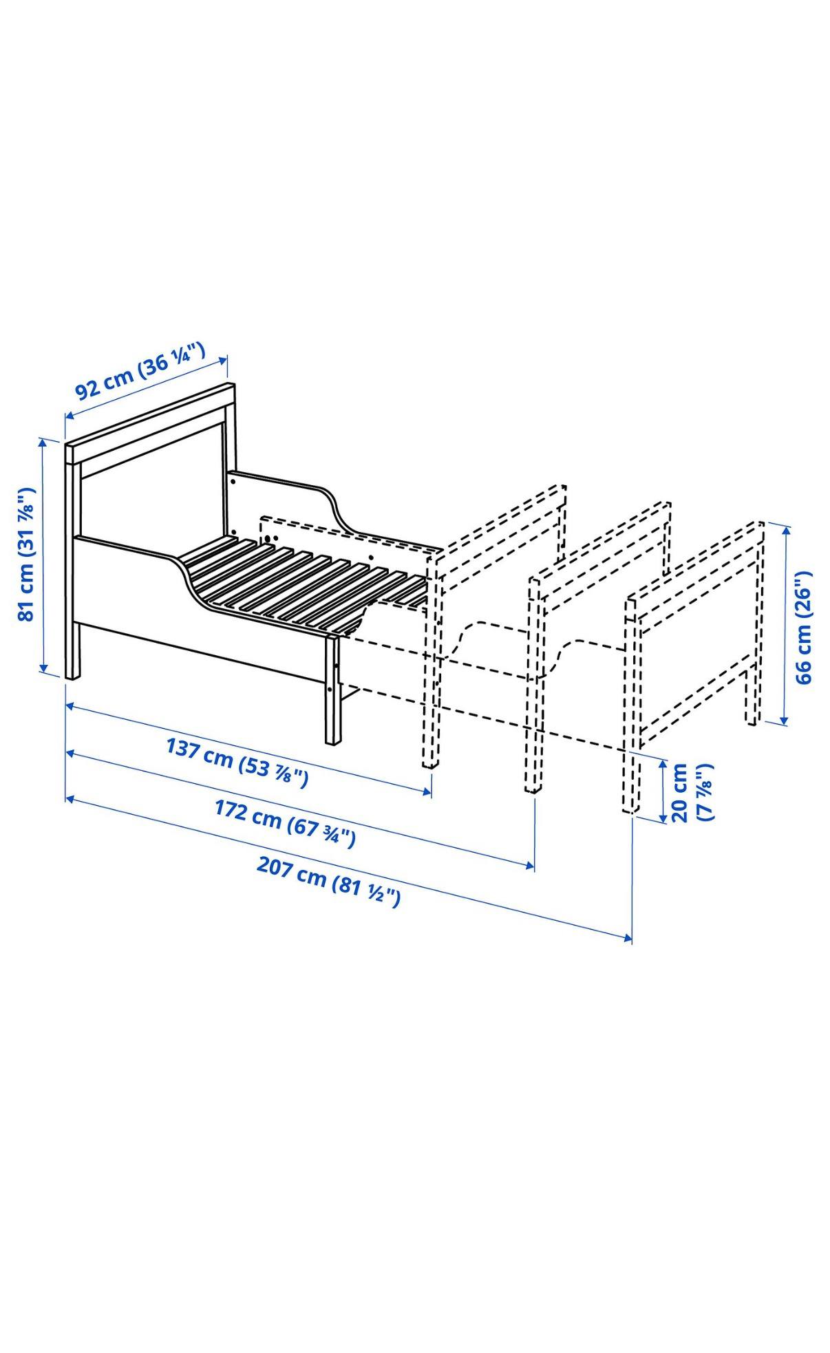 Children's folding bed SUNDVIK (Ikea) photo 3