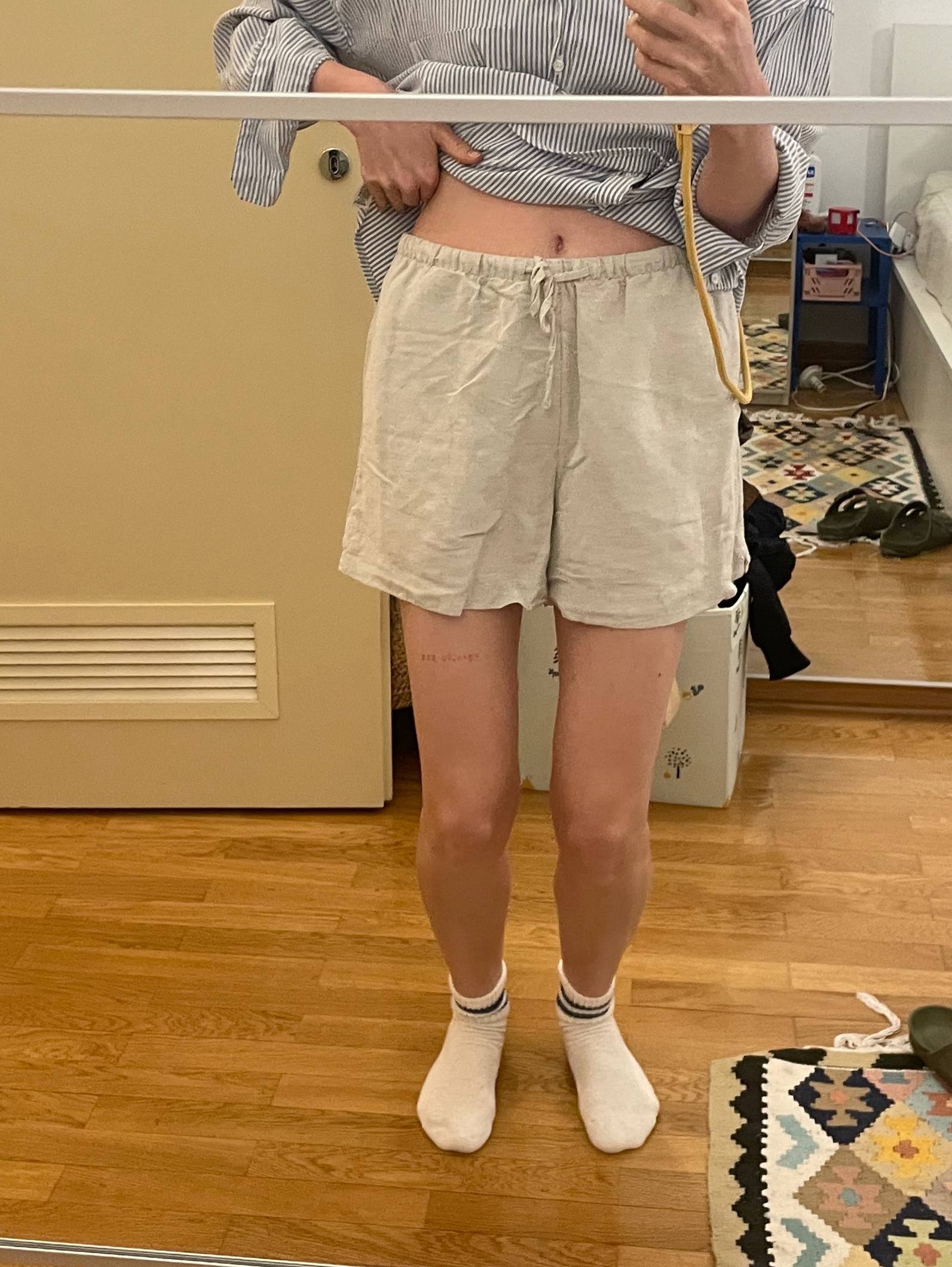Льняные шорты H&M photo 2