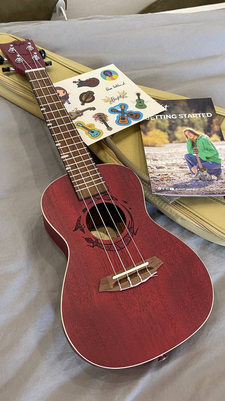 Ukulele Flight Concert DUC 380 Coral photo 2