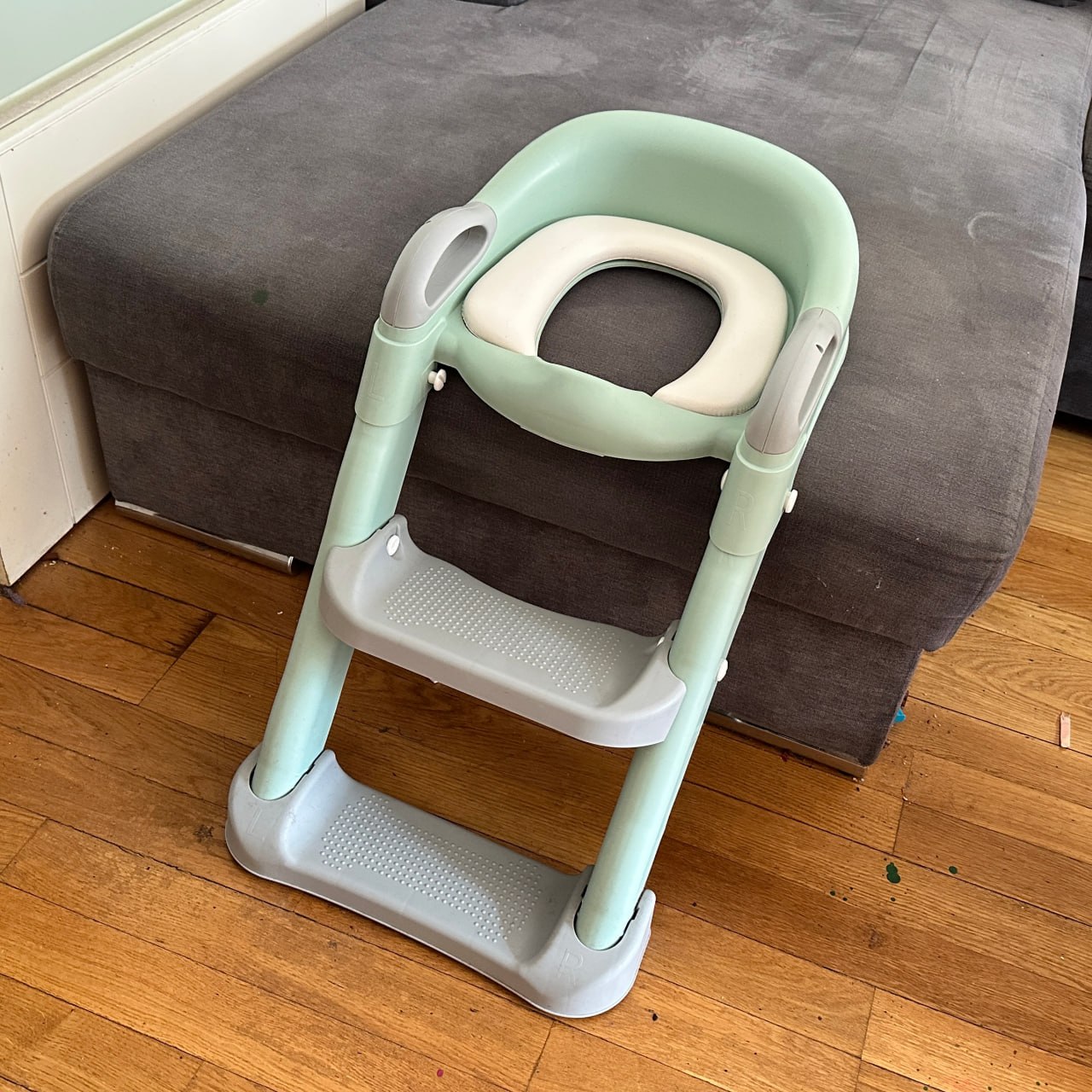 Baby potty chair with step stool photo 2