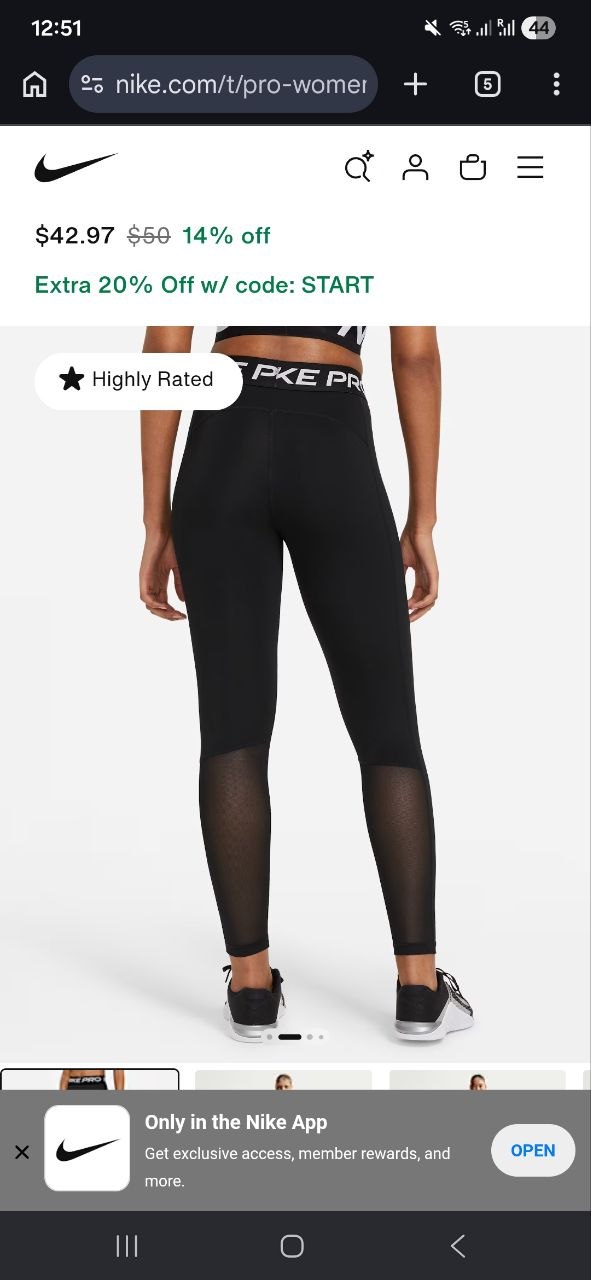 Nike Pro hlače photo 2