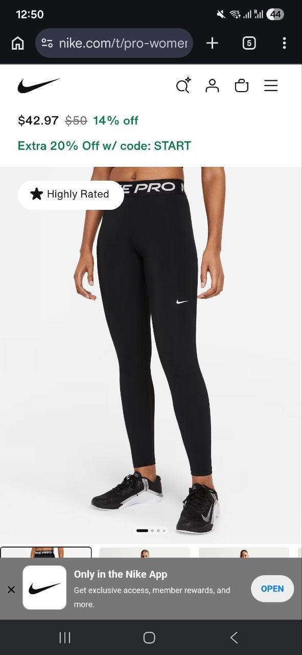 Nike Pro hlače photo 3