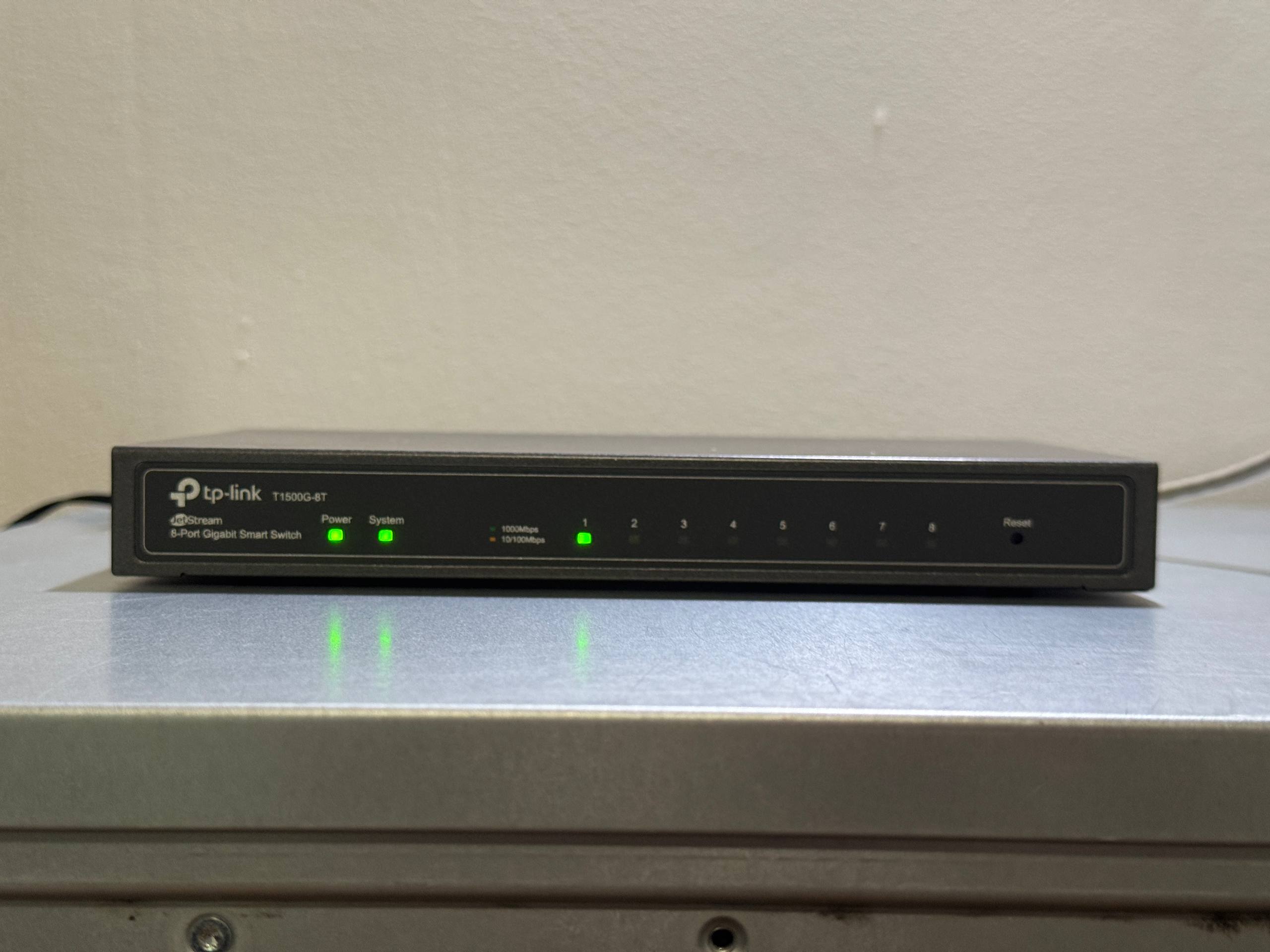 TP-Link TL-SG2008 (T1500G-8T) Switch