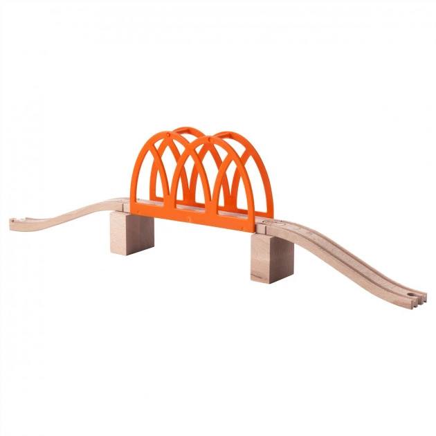 Drvena železnička puzalica ikea lillabo photo 4