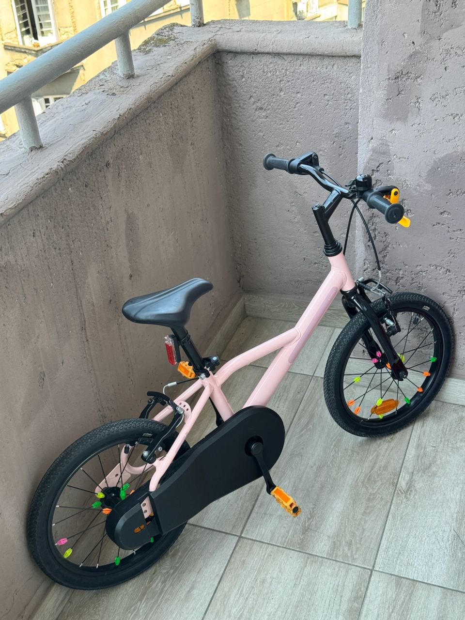 BTWIN Pink Children's Bike DISCOVER 100 photo 2