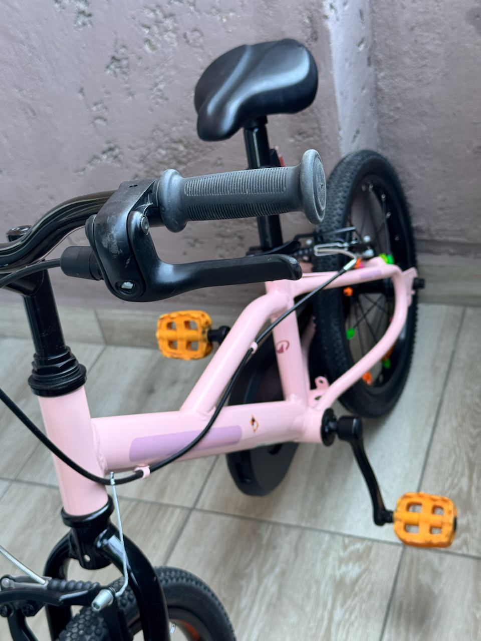 BTWIN Pink Children's Bike DISCOVER 100 photo 4