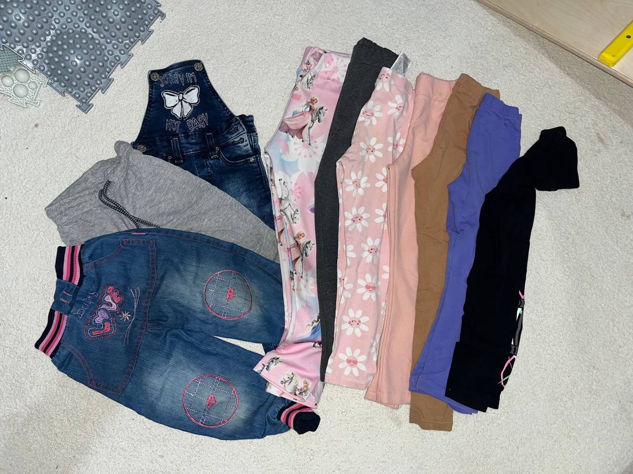 Pants, dresses, sweaters, jackets