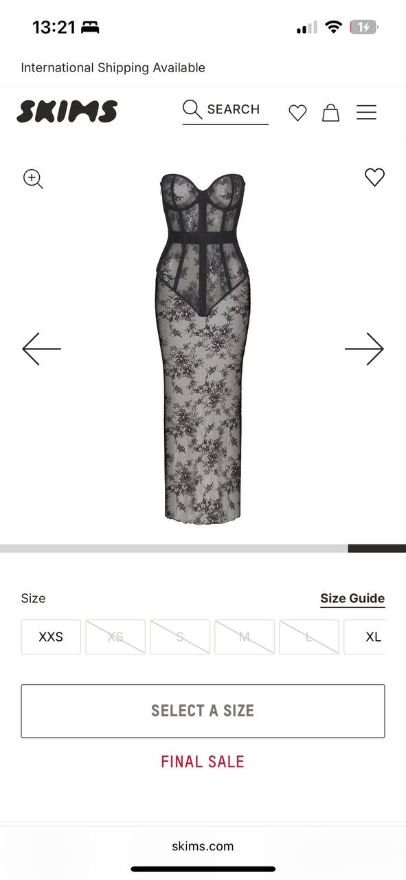 Corset dress SKIMS
