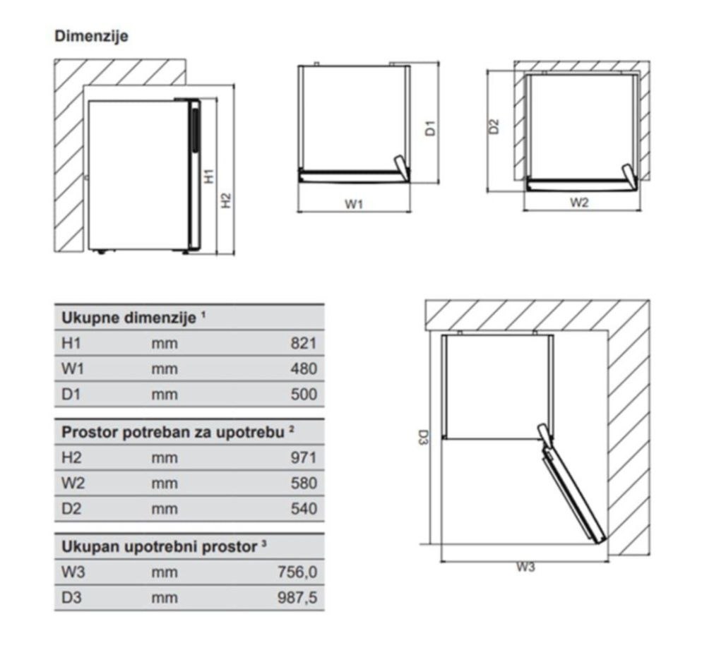 Vox ks1100e refrigerator photo 3