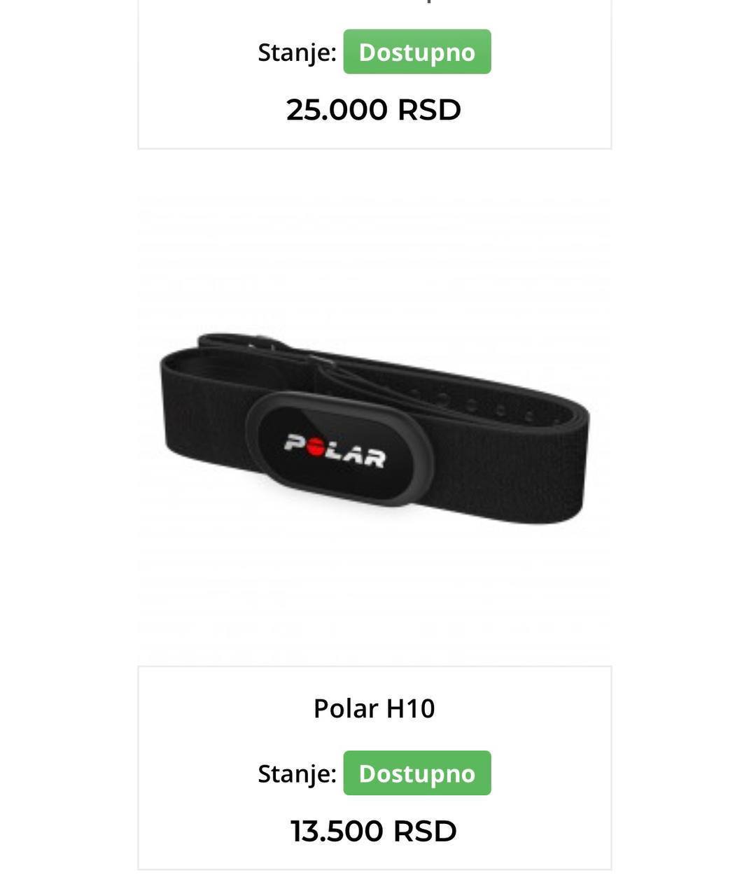 Polar H10 senzor otkucaja srca photo 4