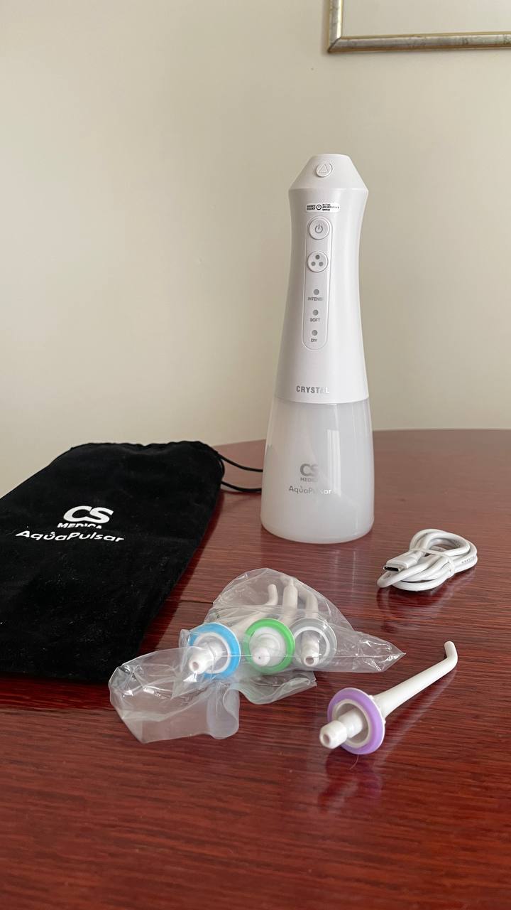 Портативни орални иригатор CS Medica AquaPulsar CS-1 Pro Dent Crystal