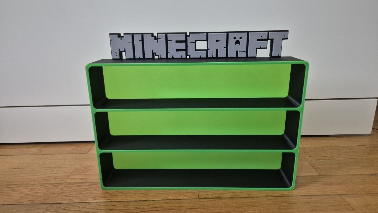 станд-полка за фигурице Kinder Joy Minecraft photo 2
