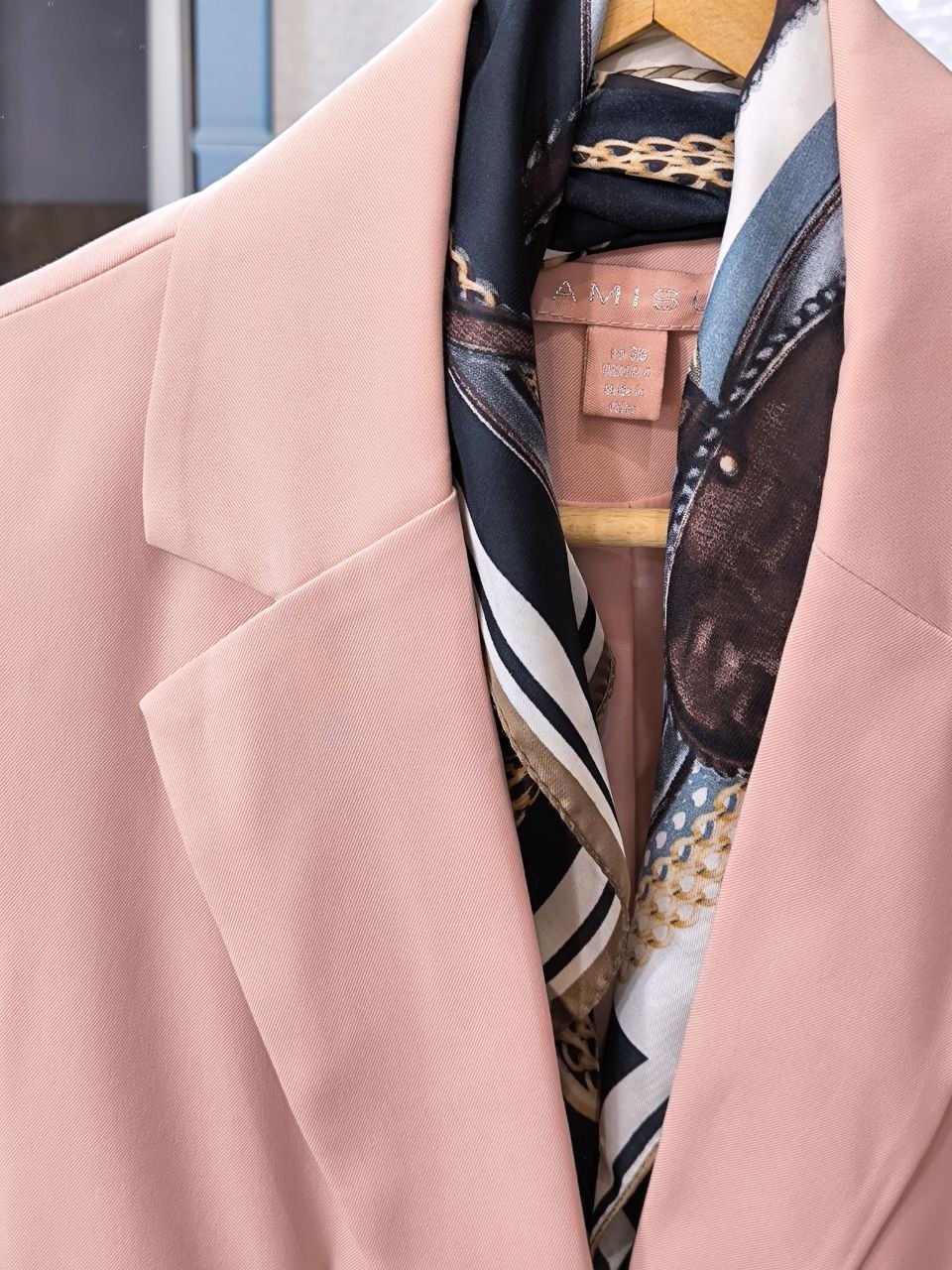 Blazer in dusty rose shade photo 3