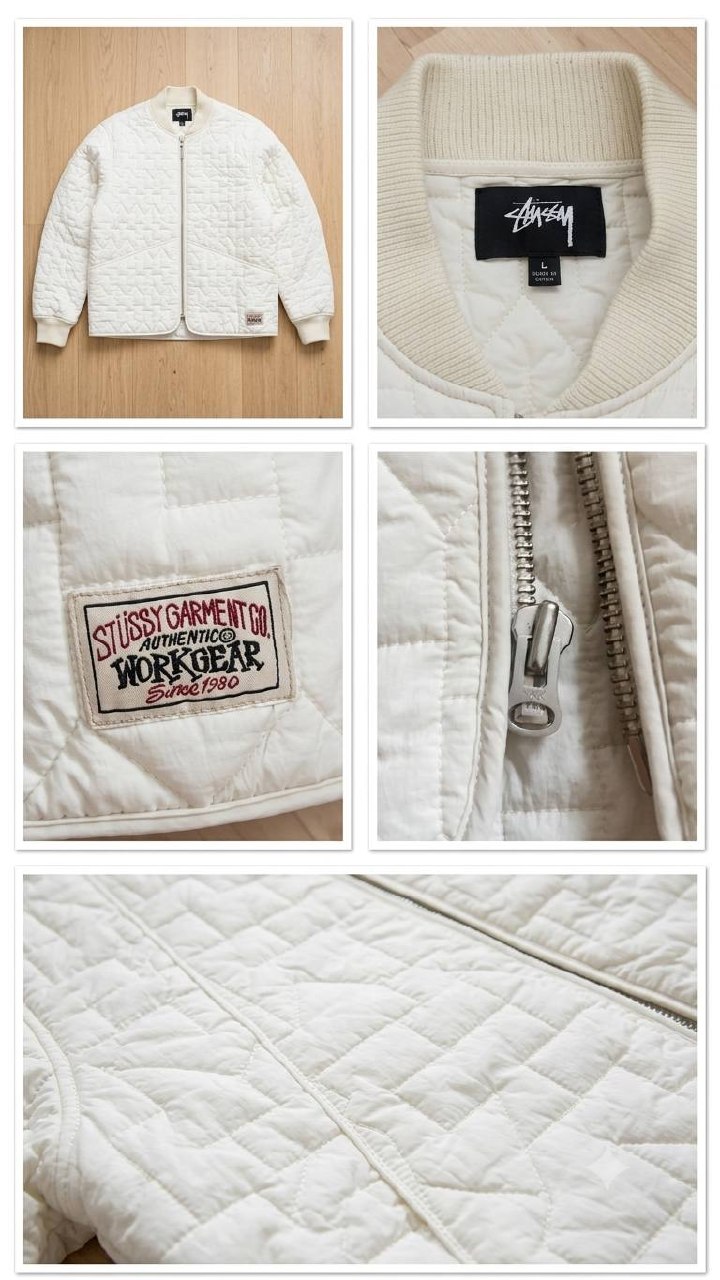 Stüssy quilted jacket