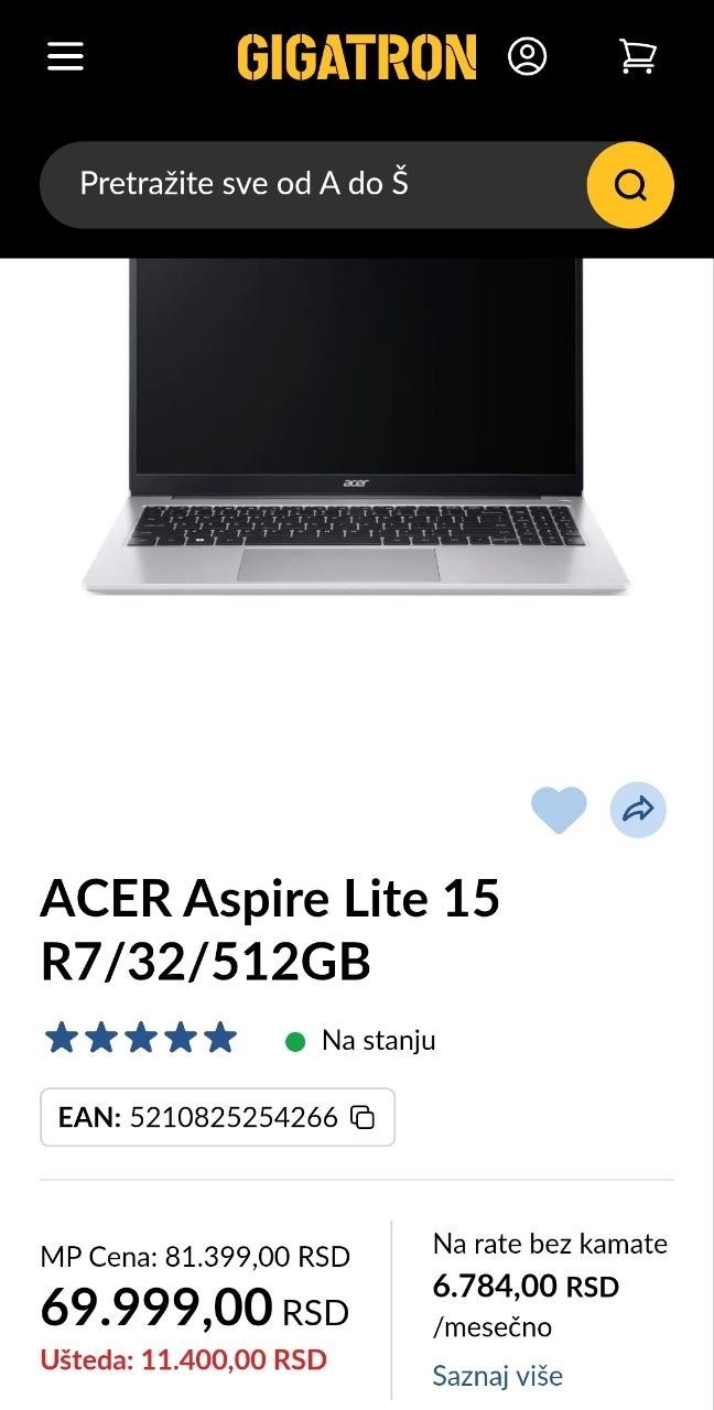 ACER Aspire Lite 15 photo 4