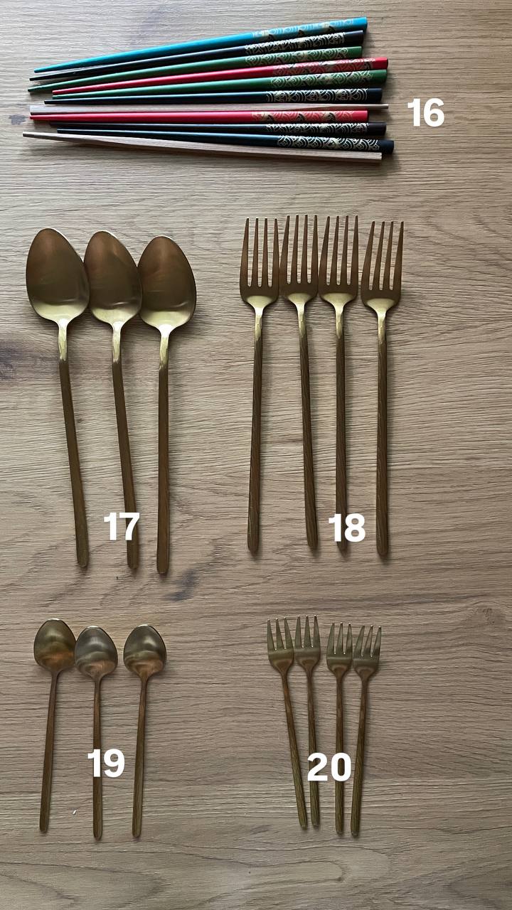 Velike zlatne kašice Zara home