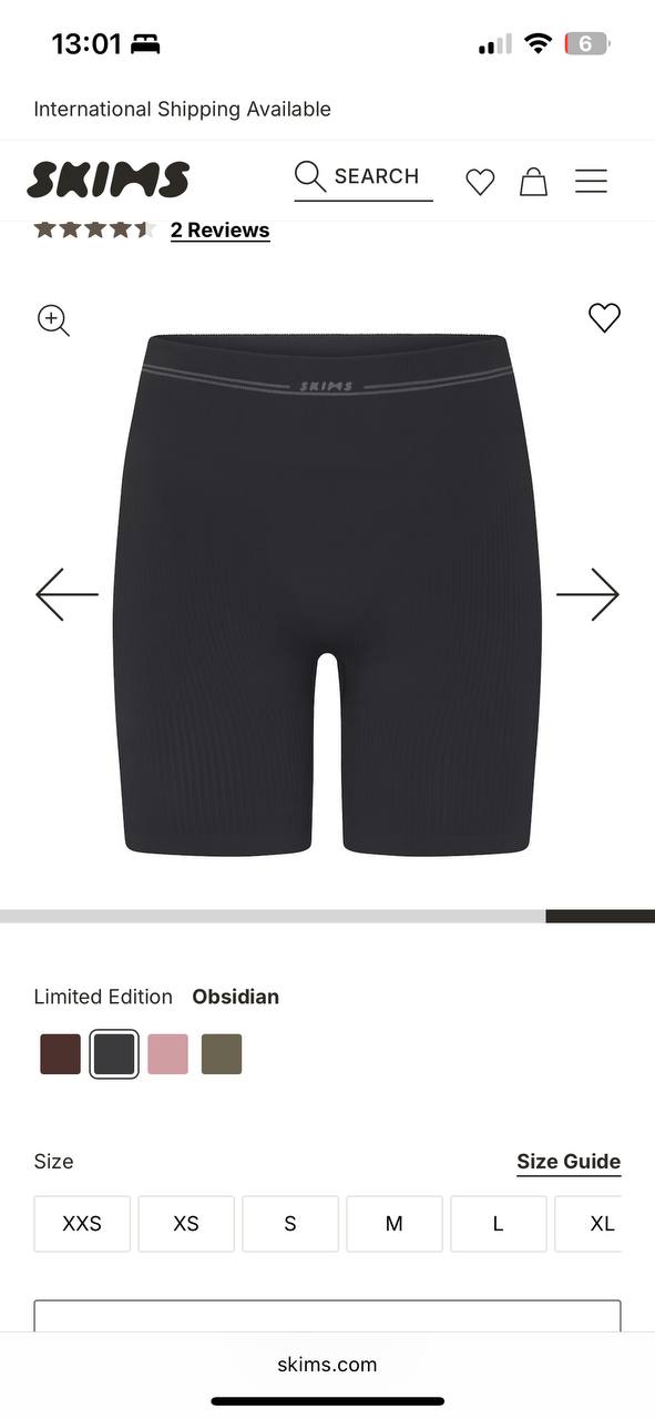 SKIMS & NIKE cycling shorts photo 7