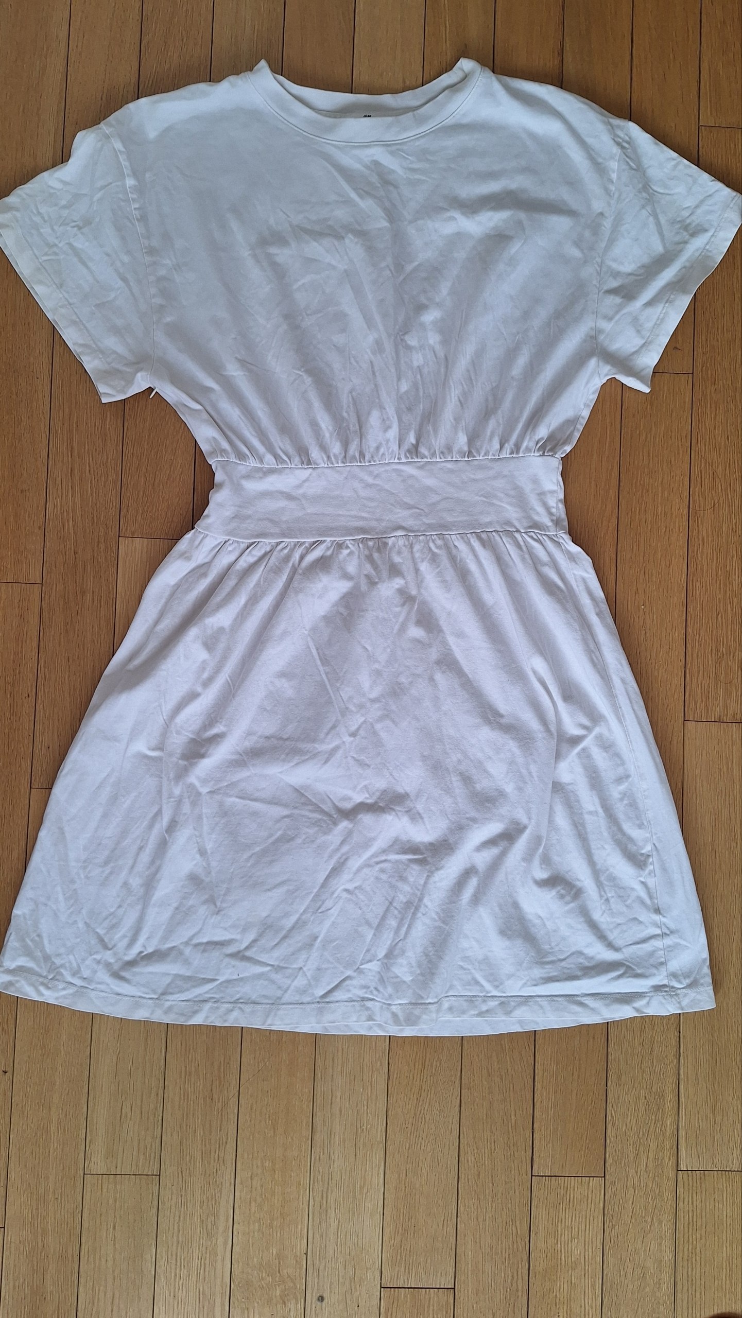 White cropped shirt Reserved photo 5