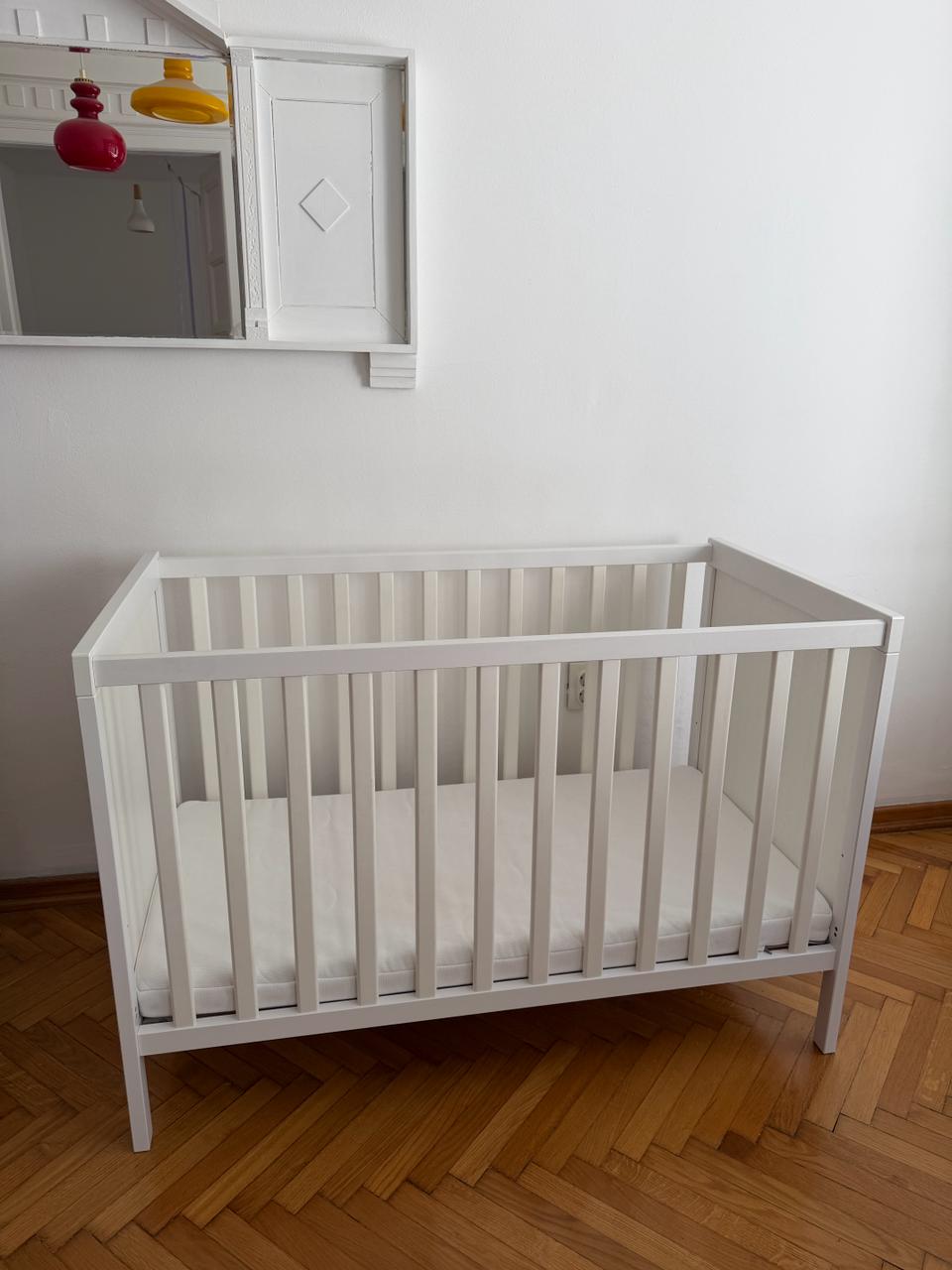Детская кроватка IKEA SUNDVIK + матрас KRUMMELUR photo 5