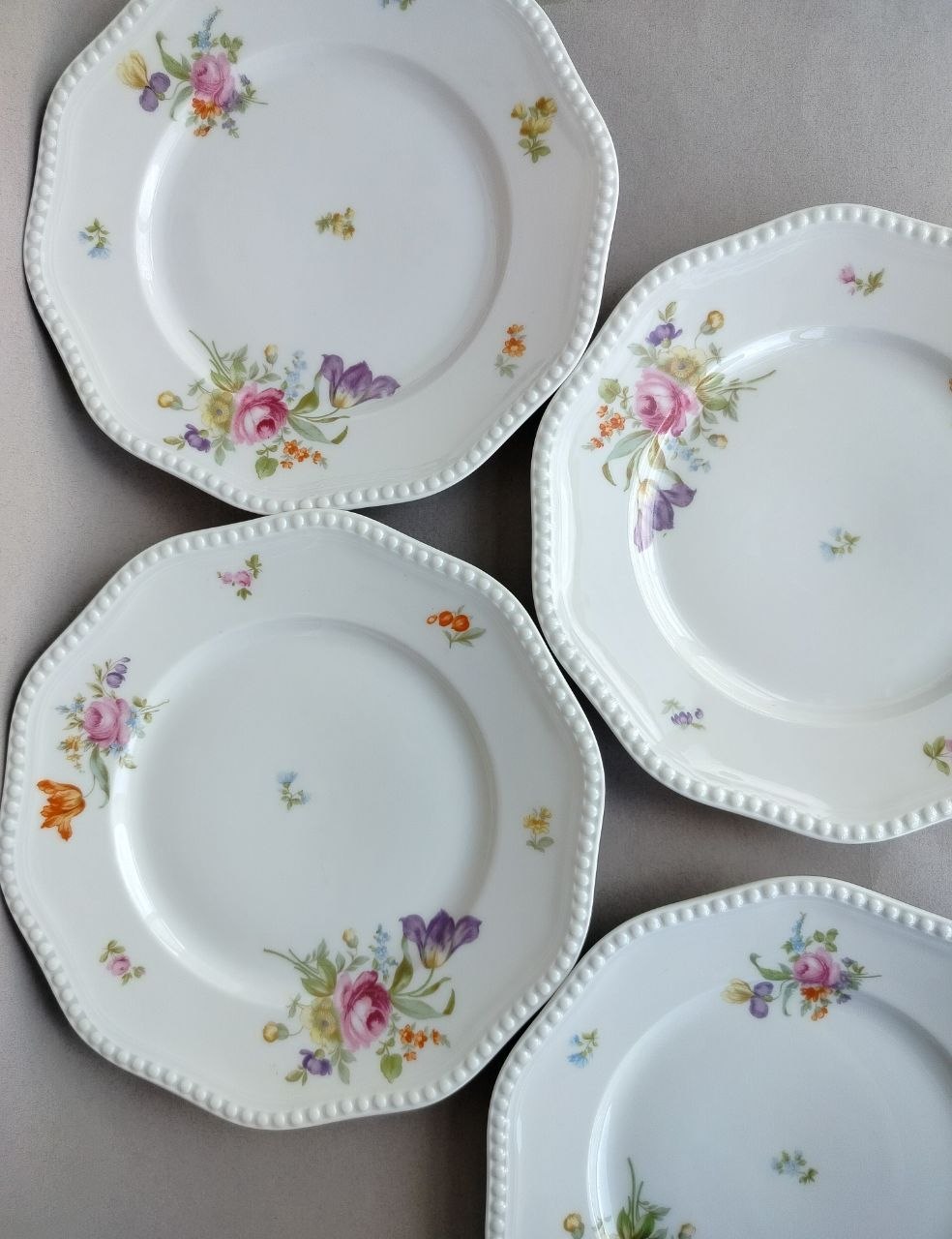 Porcelanska nemačka ploča sa rukohvatom od Porzellanfabrik Reinecke photo 2