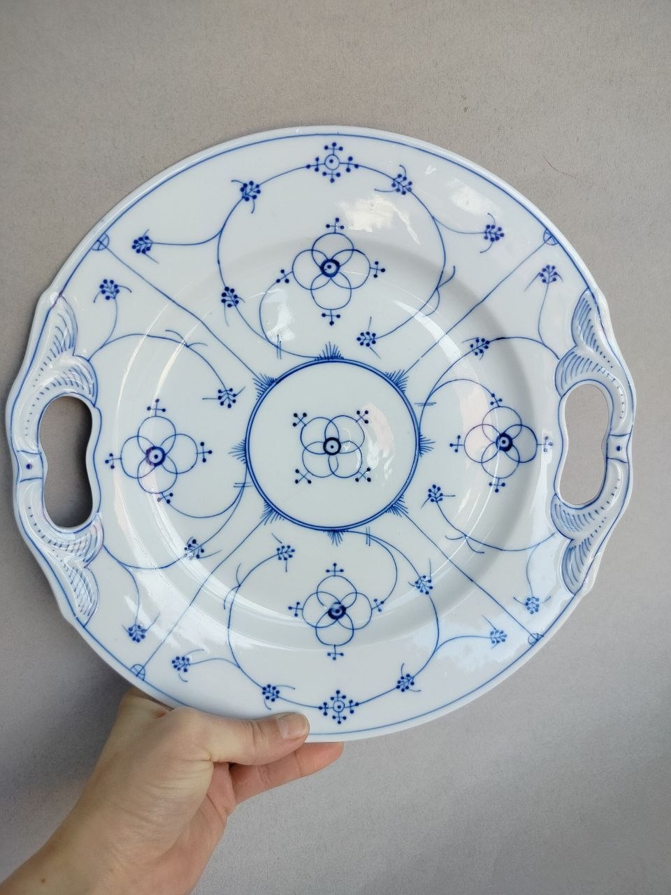 Porcelanska nemačka ploča sa rukohvatom od Porzellanfabrik Reinecke photo 7