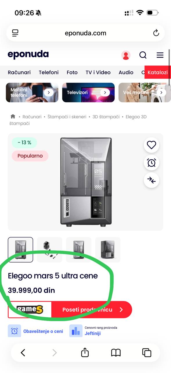 3D štampač Elegoo Mars 5 Ultra photo 7