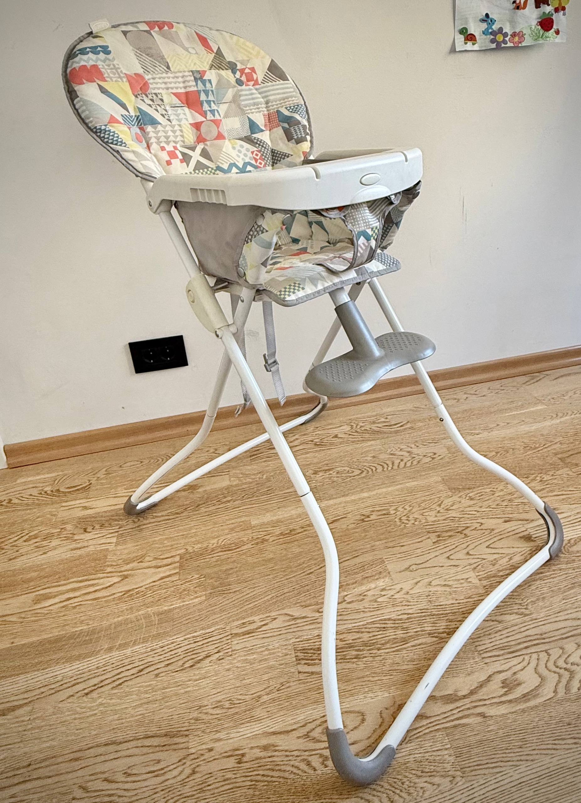 Graco Snack N' Stow детски стола замена пелени
