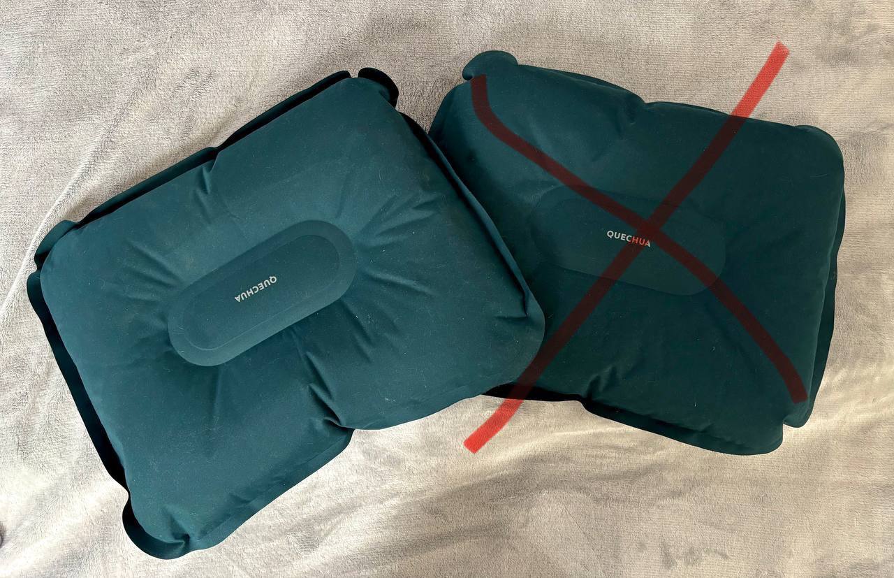 Надувна подушка Quechua Air Basic