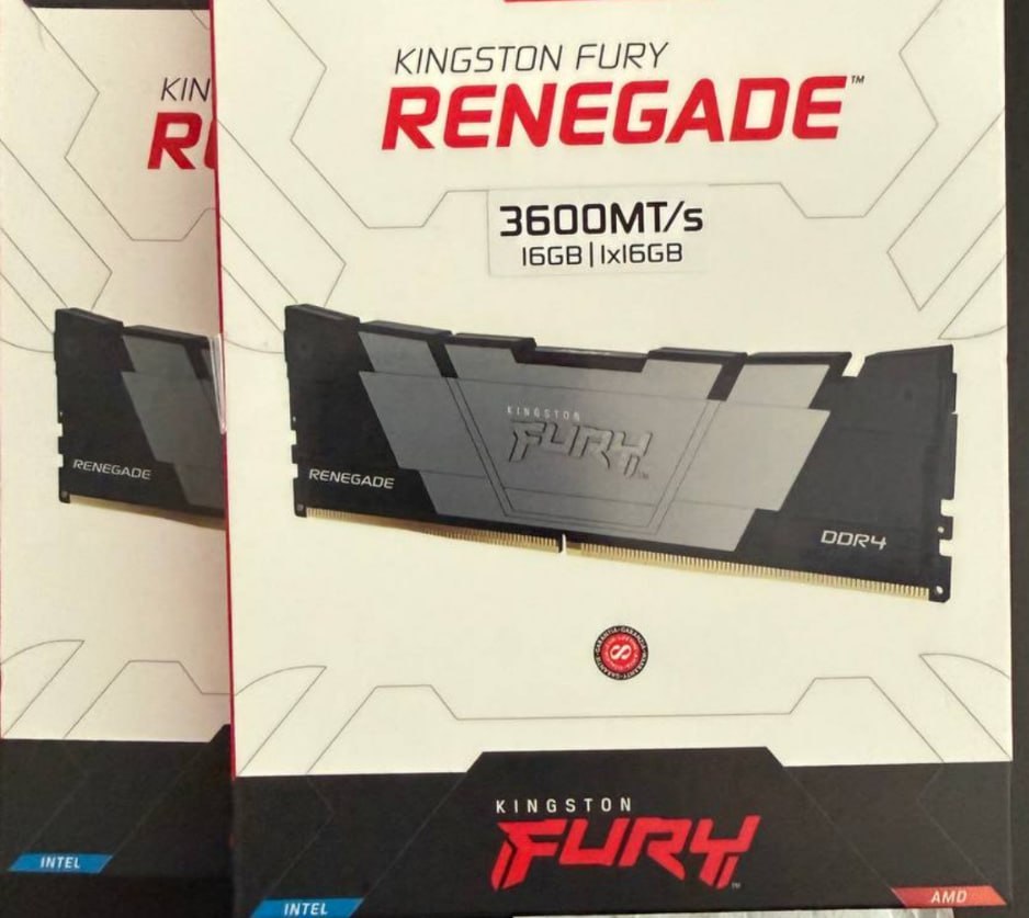KINGSTON FURY Renegade 16GB DDR4 3600MHz CL16