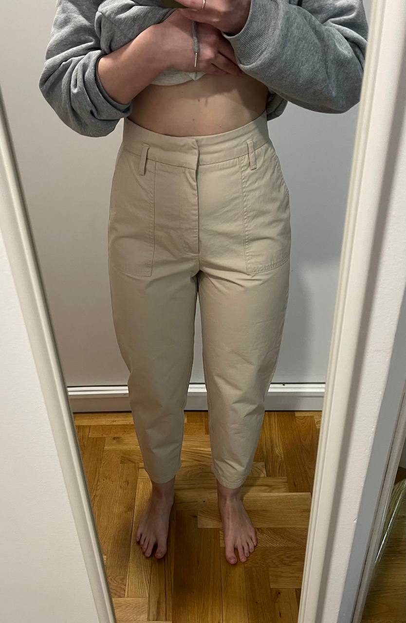 Cream pants photo 3