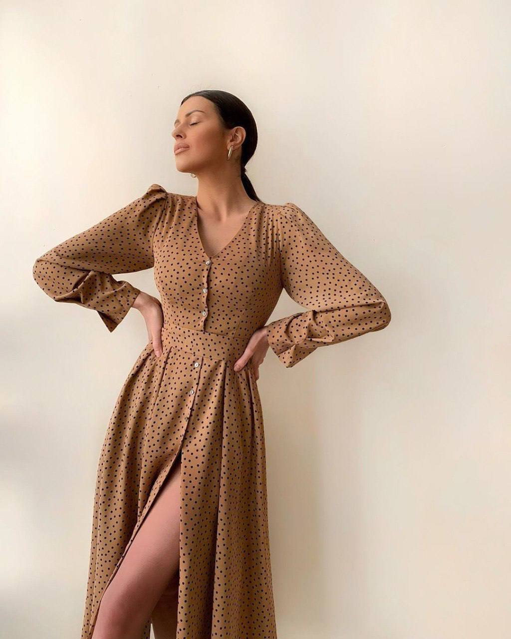 Dress with belt photo 4