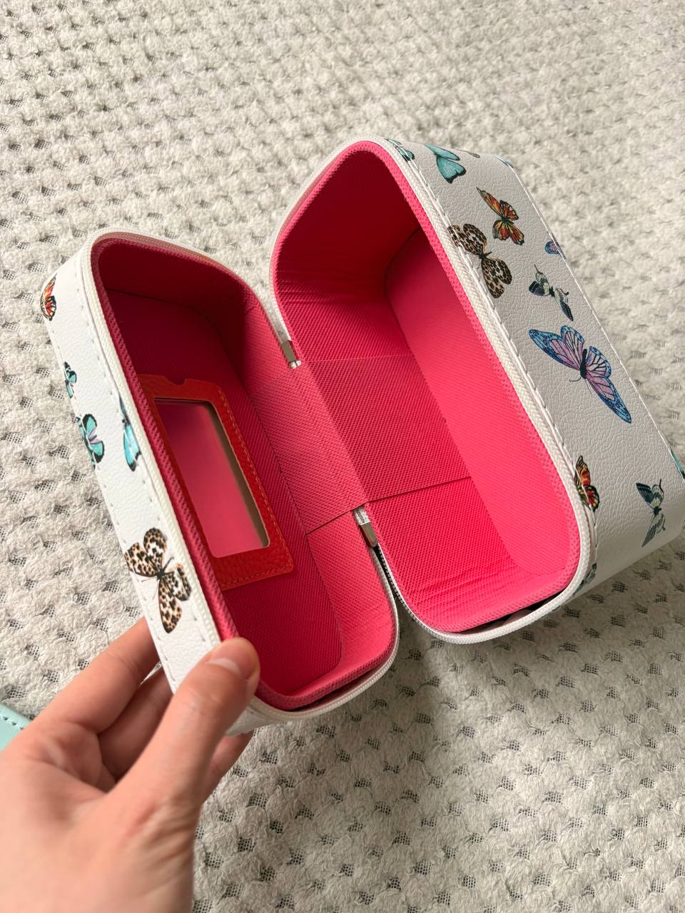 Passport cover and cosmetic bag