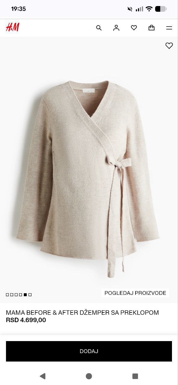 кофта для беременных H&M photo 5