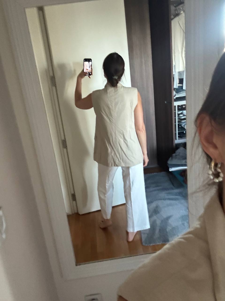 Linen vest STRADIVARIUS photo 2